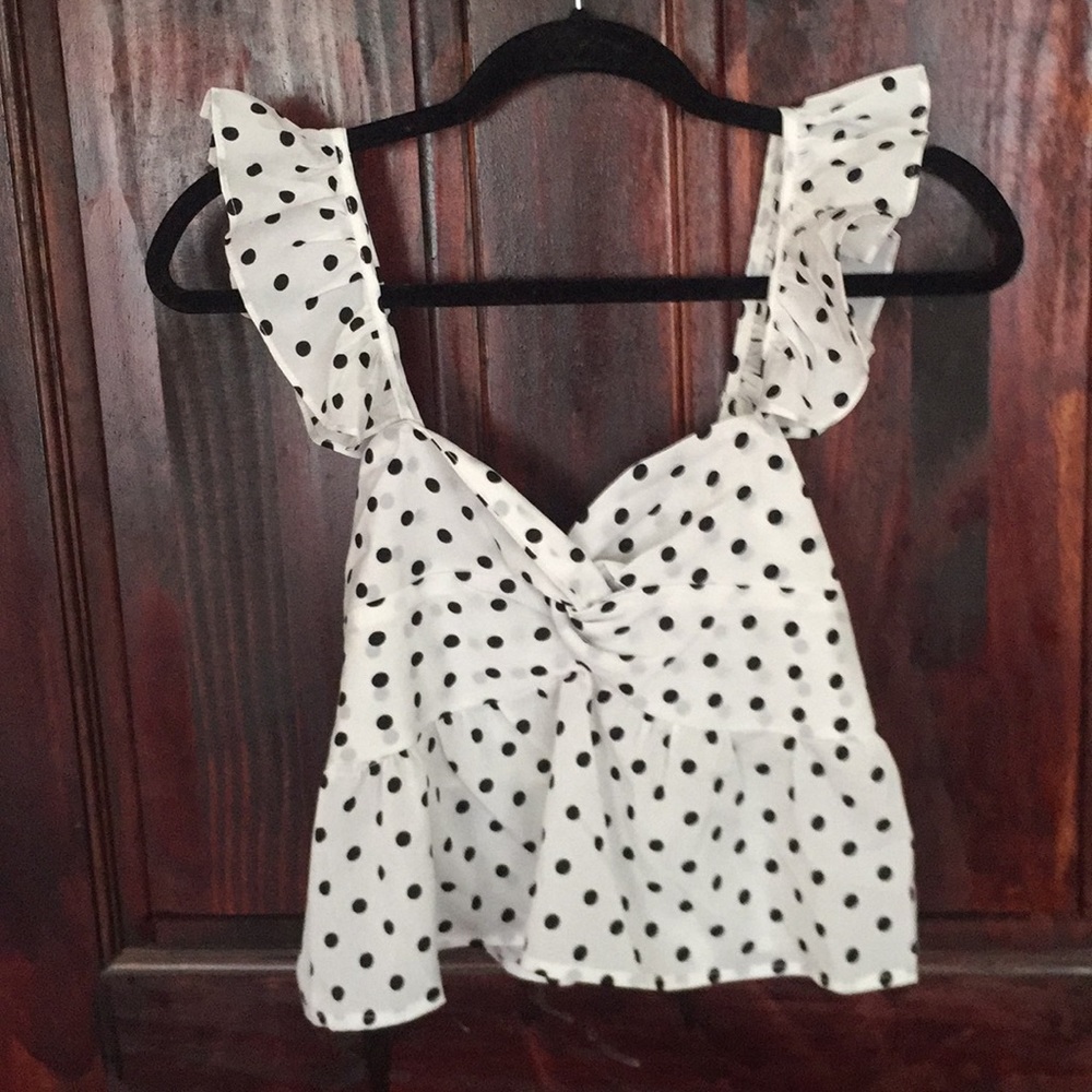 Ruffled tank